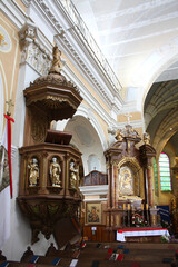 Interior of Church of John the Baptist in Sambir, Lviv Oblast, Ukraine	
