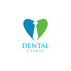 family dental tie logo design