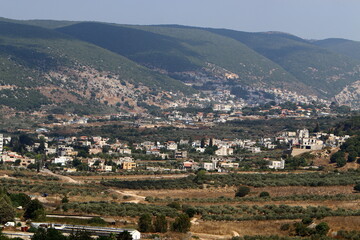 Fototapeta premium Natural landscape in northern Israel.