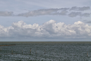 seascape with clouds