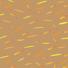 Color brush strokes of paint with a gradient on a colored background for wrapping paper