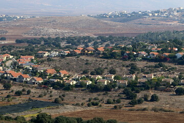 Fototapeta na wymiar Natural landscape in northern Israel.
