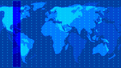 Technology news background animation.	