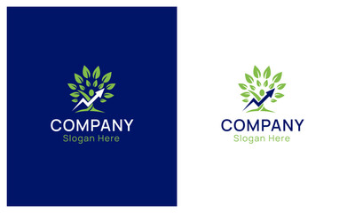 Corporate logo design template suite for a finance company.