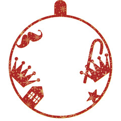 Christmas, holiday, Happy New Year balls. red, green, white colours. Magic, Santa designs template.