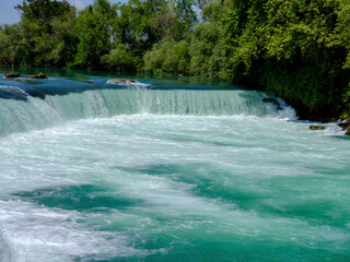 Fototapeta premium beautiful waterfall in the forest