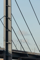 Fototapeta premium bridge over the river Rhine