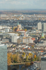 Obraz premium view of the city of Düsseldorf