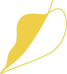 Leafs illustration modern style for your design