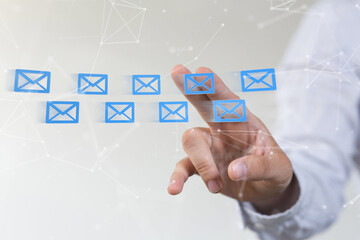 Mail Communication Connection message to mailing