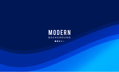 Blue waves background vector. Fluid gradient shapes composition. Futuristic design concept. Trendy.