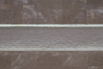 Fototapeta premium marble and white brick wall