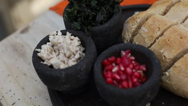 Chile en Nogada, traditional Mexican cuisine in Puebla