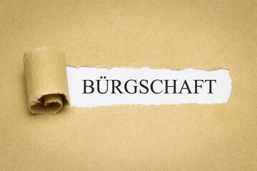 Bürgschaft