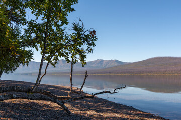 View of Lake McDonald in Montana