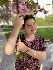 portrait of a little girl