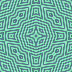 Seamless pattern. Rhombuses, figures ornament. Geometrical backdrop. Abstract background. Ethnic motif. Geometric figures wallpaper. Digital paper. Ethnical textile print. Web design. Vector art