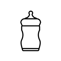 baby milk bottle - vector icon