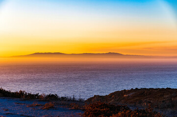 Obraz premium sunset over the ocean
