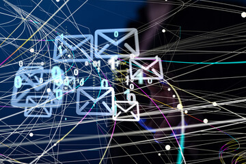 mail communication support contact concept service