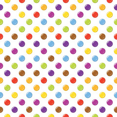 Seamless candy background pattern. Ideal for packaging, retail design or textiles. - 520884526
