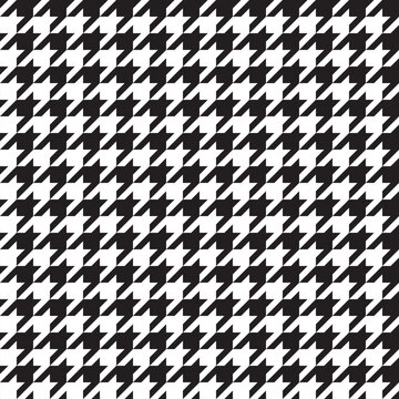 Seamless houndstooth pattern wallpaper background