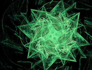 Imaginatory fractal abstract background Image