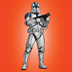  Future robotic soldiers, Esport gaming mascot logo