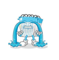 notebook crying illustration. character vector