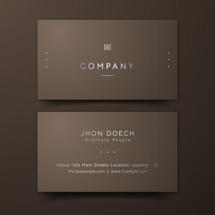 Luxury Elegant Business Card Editable Template
