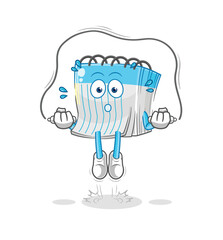 notebook jump rope exercise. character vector