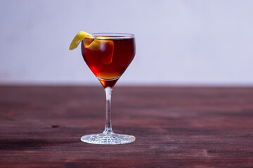 A classic Bobby Burns Cocktail