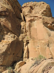 Closeup rock canyon 