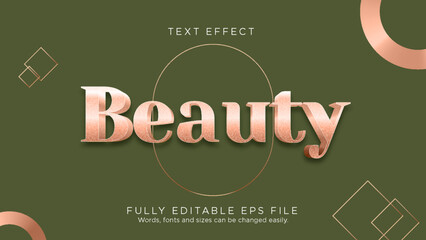 Beauty Serif Text Effect Font Type