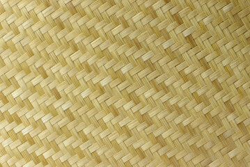 woven bamboo pattern and texture for background