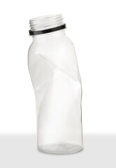 a small plastic smoothie bottle