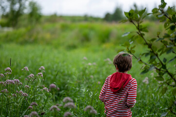 child in the field