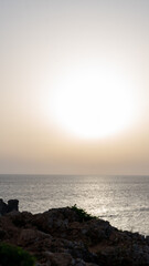 warm sunset light in Menorca - 520910171