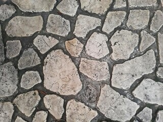 dark cement and stone pattern background
