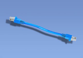 Obraz premium Internet data cable. LAN cable patch cord. Network internet cable concept.
