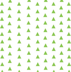 abstract triangles lined up green small triangle fabric pattern