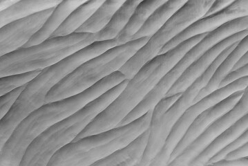 Texture of sand in monochrome. Natural background