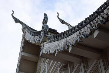 Nagas decorate the roofs of temples in northern Thailand.