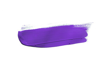 purple brush isolated on white background
