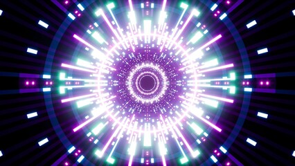 Colorful Festival Concept Light Art