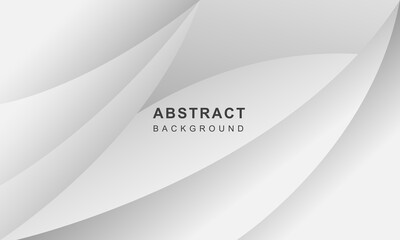 White abstract background with dynamic shapes composition and color gradient. Vector illustration. EPS 10.