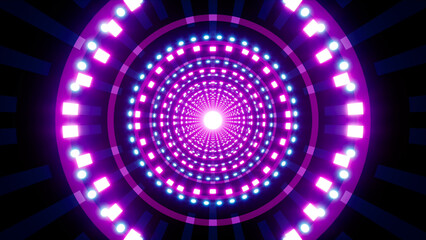 Shining Disco Neon light VJ Art