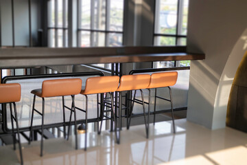 Minimal style decoration of coffee shop