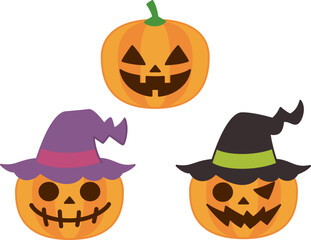 お化けカボチャ　ハロウィン　モンスター