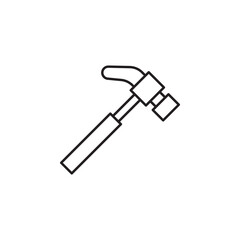 hammer vector for website symbol icon presentation